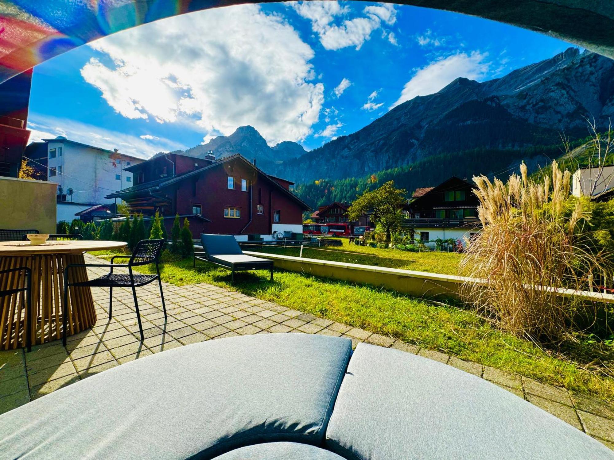 Apartmán Cute & Cozy Oasis, Private Afternoon Sun Terrace Kandersteg Exteriér fotografie